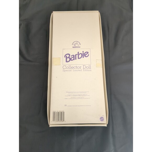 VINTAGE BARBIE 1991 APPLAUSE SPECIAL LIMITED EDITION COLLECTOR DOLL #3406 - NRFB - Picture 7 of 10